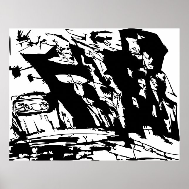 POSTER NEGRO DE CIDADE (Frente)