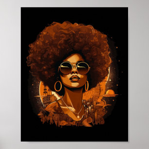 Poster Negros Africanos Décima Sétima História Negra Mês