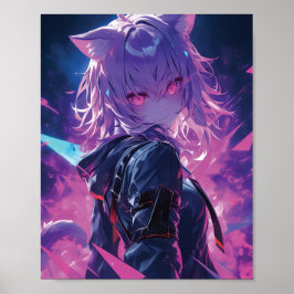 Poster Nekomata Okayu - Hololive | Pôster