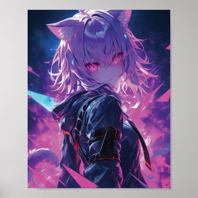 Poster Nekomata Okayu - Hololive | Pôster (Frente)
