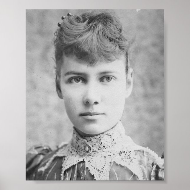 Poster Nellie Bly - Jornalista Americano Antecipado - Imp (Frente)