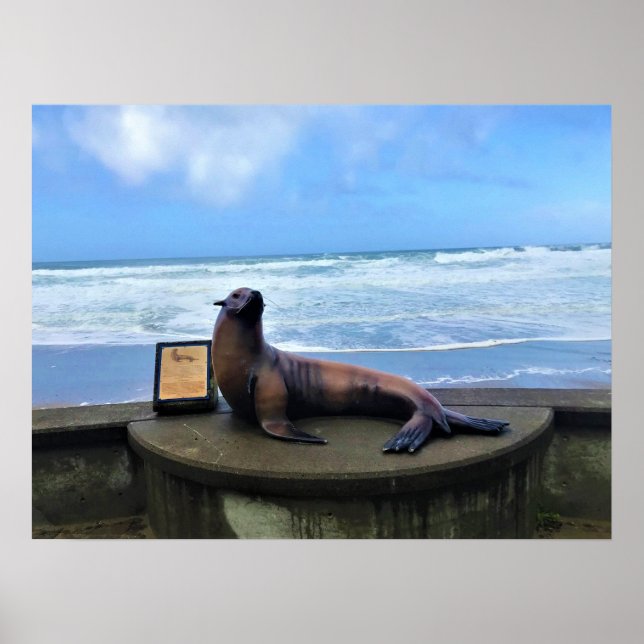 Poster Nelscott Reef, Lincoln City, Oregon (Frente)