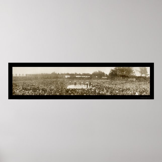 Póster Nelson Britt Boxing Foto 1905 (Frente)