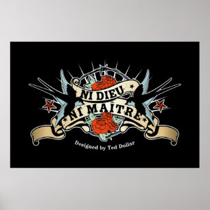 Póster Nem Deus nem SOBERANO