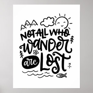 Poster Nem Todos Os Que Andam Perdidos,