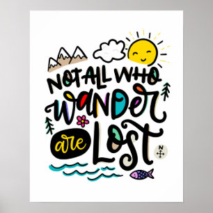 Poster Nem Todos Os Que Andam Perdidos,