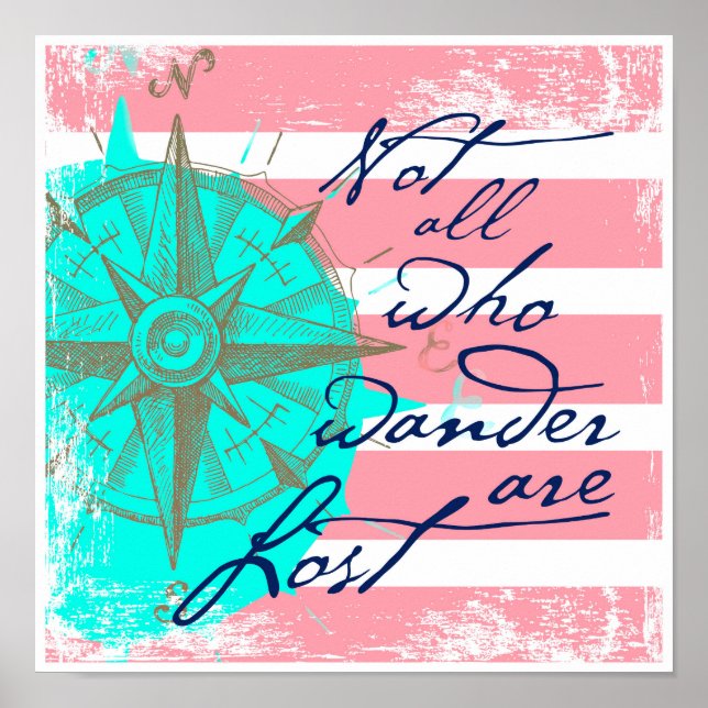 Póster Nem Todos Que Vagueiam São Perdidos (Frente)