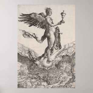 Póster Nemesis, Engraçado por Albrecht Durer