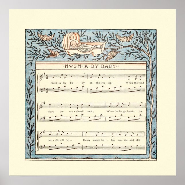 Poster neném rima de nenê (Frente)