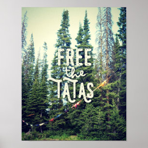 Póster Nenhum Bras Permitido Na Floresta