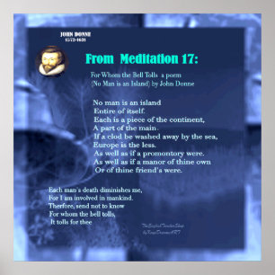 Poster Nenhum homem é uma ilha