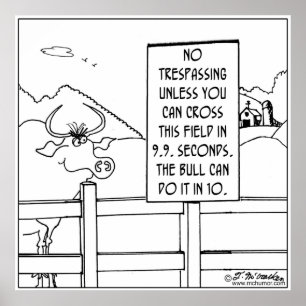 Póster Nenhum infrinjir a menos que você for mais rápid