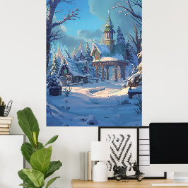 Poster Nenhum Lugar Como Casa Na Neve