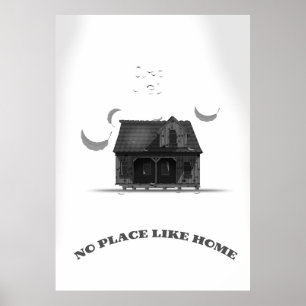 Poster Nenhum lugar gosta em casa