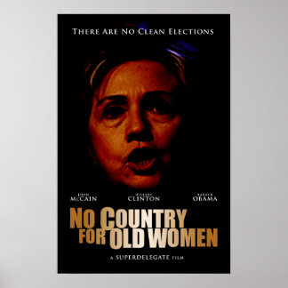 Póster Nenhum país para mulheres velhas (corte de diretor