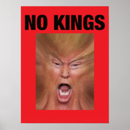 Poster NENHUM REI Derrube Trump