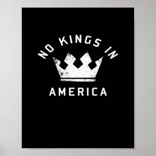 Poster Nenhum Rei Na América Anti Antifascismo Nenhum Rei