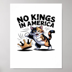 Poster Nenhum Rei Na América Clássico Simples Limpo