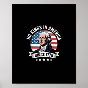 Poster Nenhum Rei na América desde 1776 Vibe de Liberdade