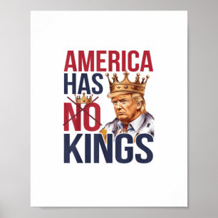 Poster Nenhum Rei Na América Divertido América Não Tem Re