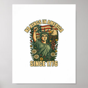 Poster Nenhum Rei Na América Estátua De Justiça Para Imig