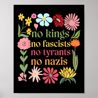 Poster Nenhum Rei na América Nenhum Fascista Nós o Povo P