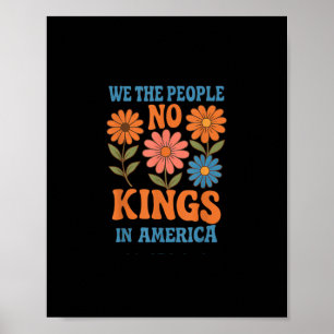 Poster Nenhum Rei Na América Nós Povo Amantes Retrô