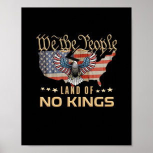 Poster Nenhum Rei na América Nós Povo Estilo Criativo