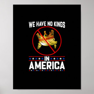 Poster Nenhum Rei na América Salvo Eu Discordo Liberdade