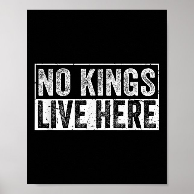 Poster Nenhum reino vive aqui (Frente)