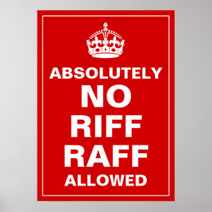 Poster Nenhum riff Raff