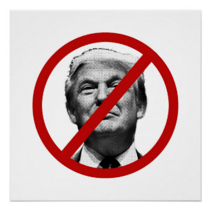 Póster Nenhum símbolo internacional trump