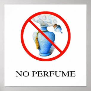 Poster Nenhum sinal do perfume, mão tirada