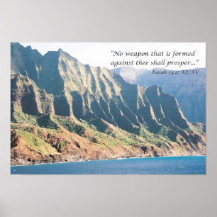 Poster Nenhuma arma formada contra você progredirá post