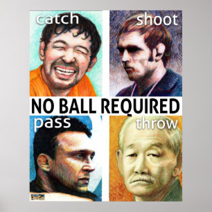 Póster Nenhuma bola exigida