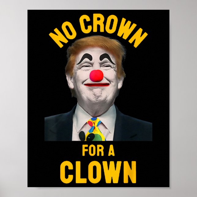 Poster Nenhuma Coroa Para Um Palhaço (Frente)