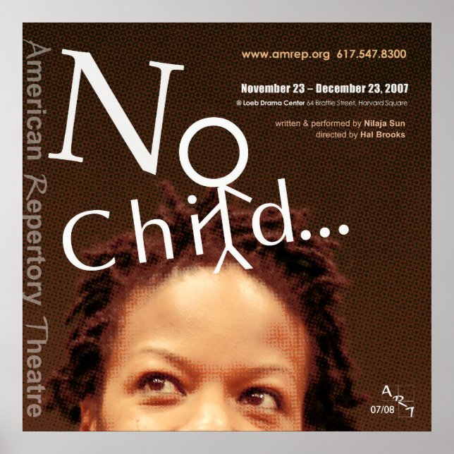 Poster nenhuma criança30x30 2 (Frente)