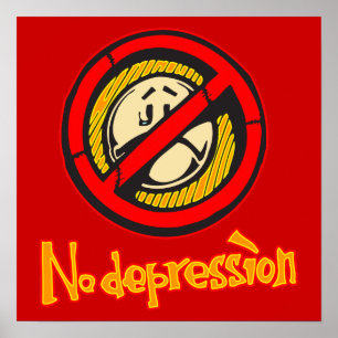 Póster Nenhuma depressão