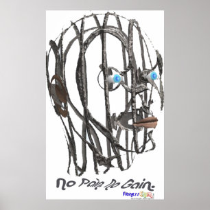 Póster Nenhuma dor nenhum ganho (poster)
