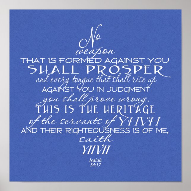 Poster Nenhuma Estrela de Arma de David (Frente)