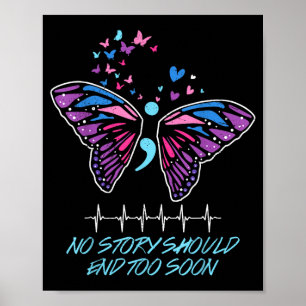 Poster Nenhuma história deve terminar tão cedo design