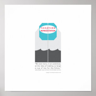 Poster Nenhuma tributação sem representação