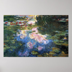 Póster Nenúfares de Claude Monet, Arte de Jardim Antigo