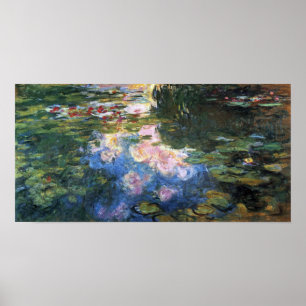 Póster Nenúfares de Claude Monet, Arte de Jardim Antigo