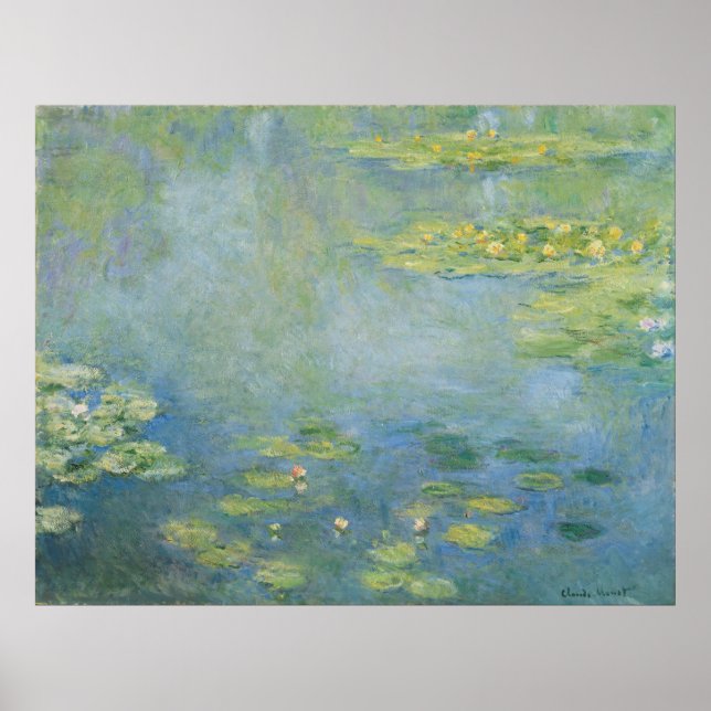 Poster Nenúfares por Claude Monet (Frente)