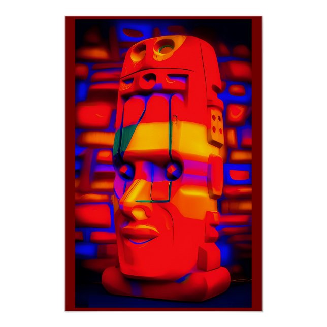 Póster Neo-Polinésio (Frente)