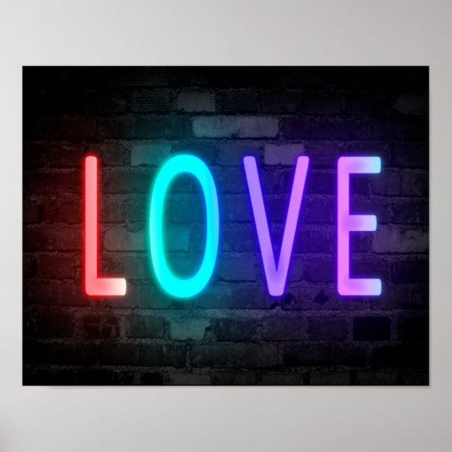 Poster neon (Frente)
