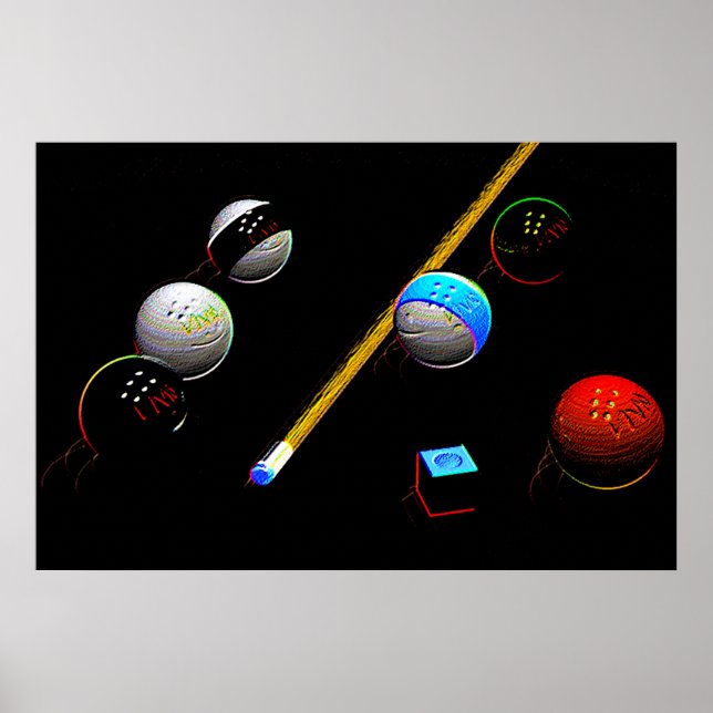 Poster Neon Billards (Frente)
