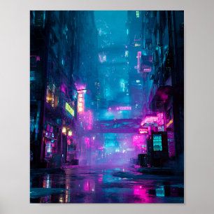 Poster Neon Depois da Meia-Noite