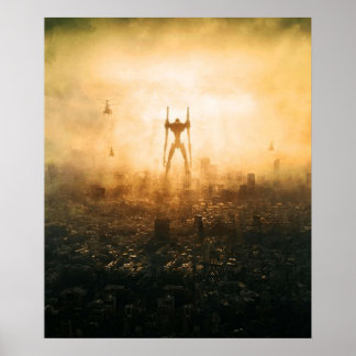 Poster Neon Genesis Evangelion Unidade Um Destru Absoluto